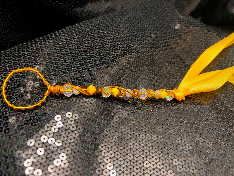 medium gold & yellow wand