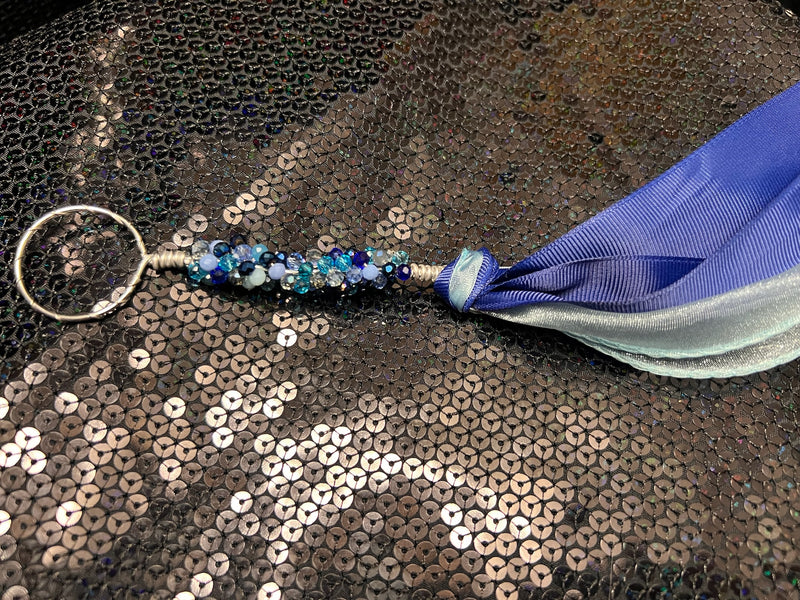 small blue wand