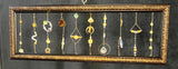 Brown & Gold Rectangle with Amber & Yellow