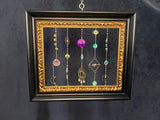 Black & Gold Frame with Purple Evil Eye