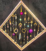 Rustic White with Magenta & Purple