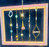 Gold Frame with Pink & Stars