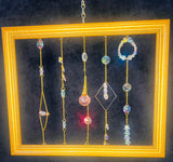 Gold Frame with Pink & Stars
