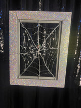 Small Grey Frame with Black Spider