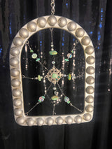 Small Pewter frame with Onyx & Turquoise