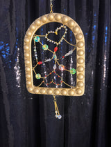 Reversable Arched Gold Frame with Hearts