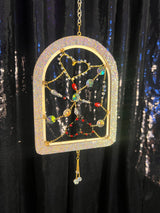 Reversable Arched Gold Frame with Hearts
