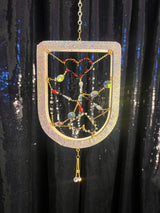 Reversable Arched Gold Frame with Hearts
