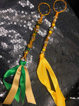medium gold & yellow wand