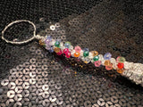 small rainbow silver wand