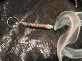 small rainbow silver wand