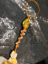large copper & pink wand
