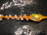 large copper & pink wand