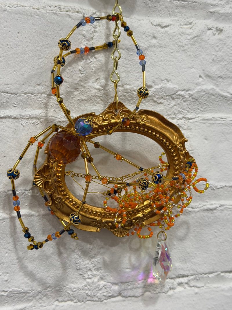gold oval knicks spider