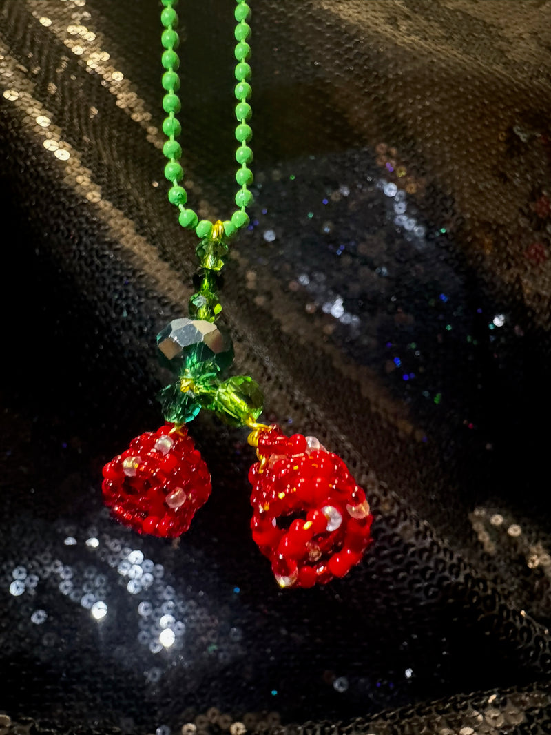 flower bag charm
