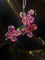 flower bag charm