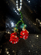 flower bag charm